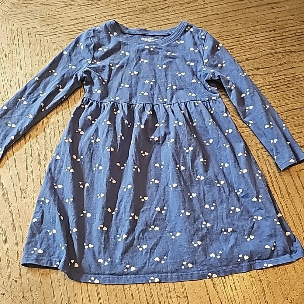 4T heart dress long sleeve Old Navy